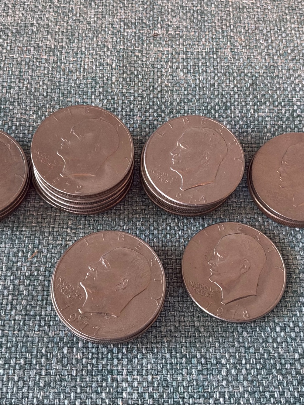 24 Eisenhower dollar Coins  Set (lot)